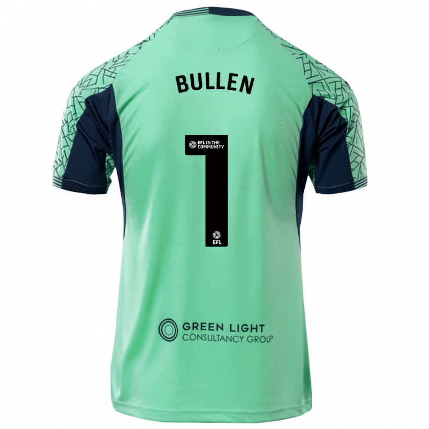 נשים Henry Bullen #1 שחור אקווה חולצת שוער 2025/26 חולצה קצרה