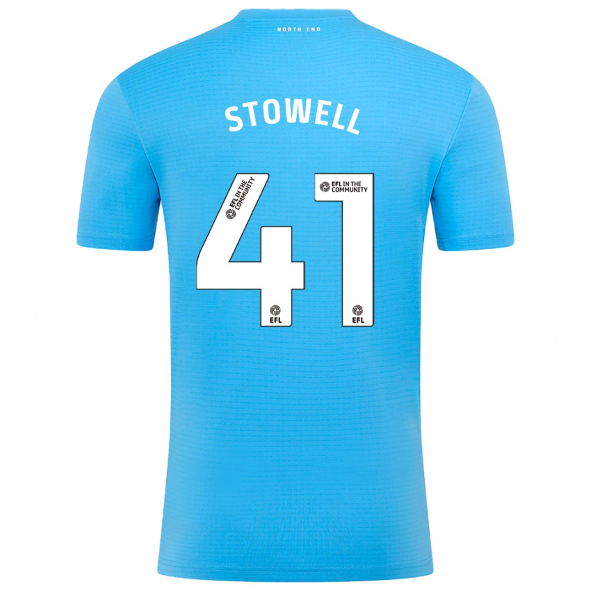 נשים לי-באו סטוואל #41 לבן כחול חולצת שוער 2025/26 חולצה קצרה