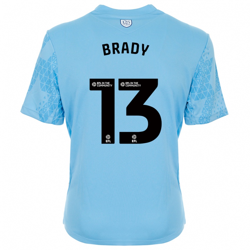 נשים לואי בריידי #13 כחול שמיים שחור חולצת שוער 2025/26 חולצה קצרה