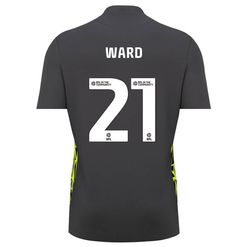 נשים דני וורד #21 ירוק יער אפור חולצת שוער 2025/26 חולצה קצרה