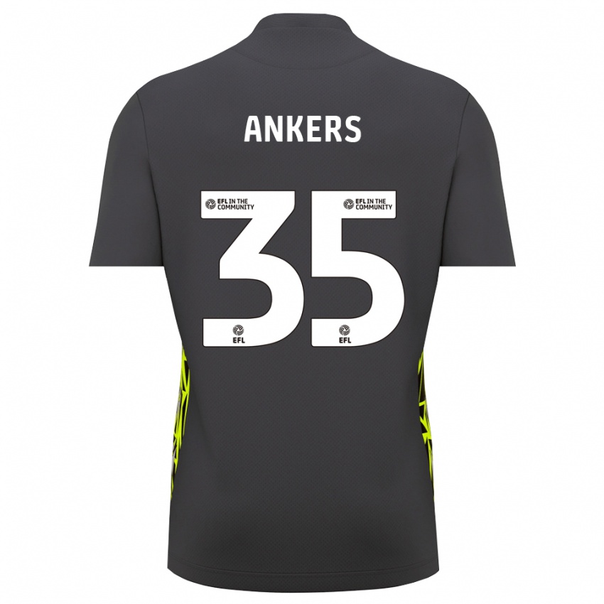 נשים קלואי אנקרס #35 ירוק יער אפור חולצת שוער 2025/26 חולצה קצרה