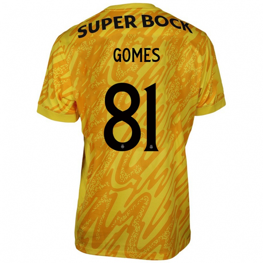 נשים סלבדור גומס #81 צהוב כתום חולצת שוער 2025/26 חולצה קצרה