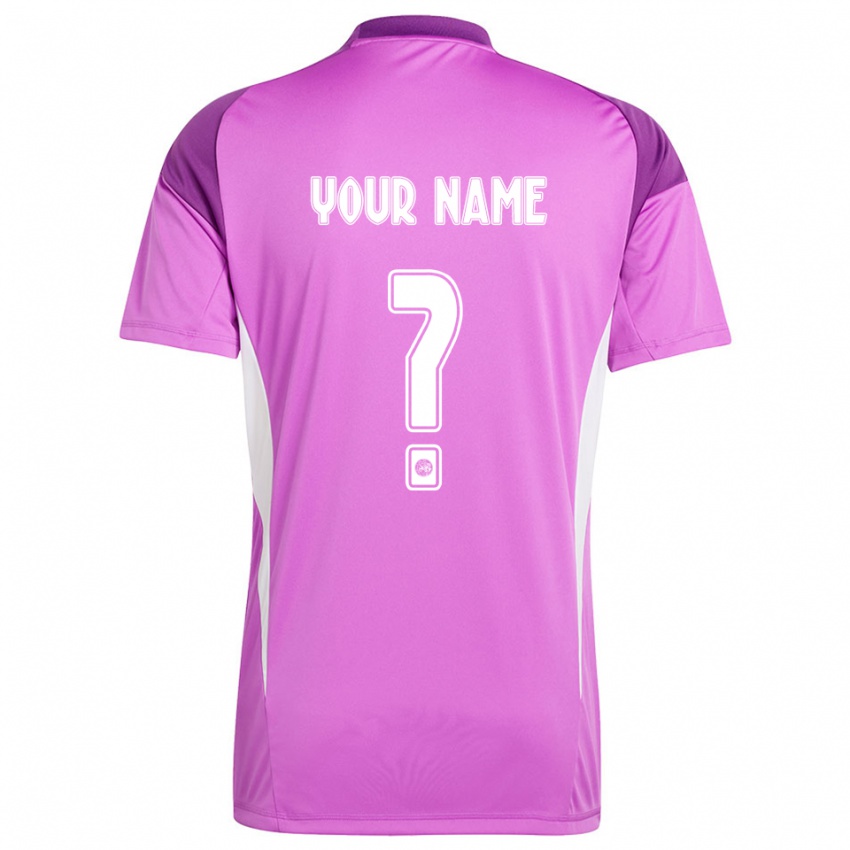 נשים אייאקס סגול בהיר לבן חולצת שוער 2025/26 חולצה קצרה