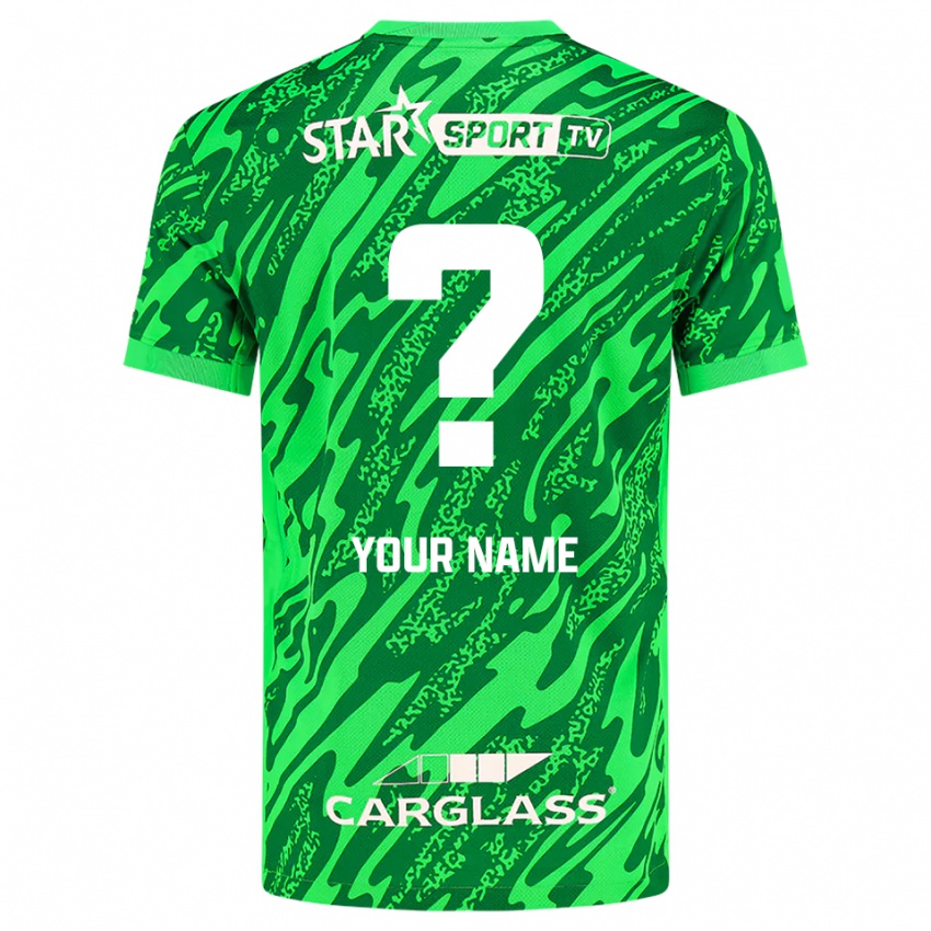 נשים ראסינג גנק ירוק כהה לבן חולצת שוער 2025/26 חולצה קצרה