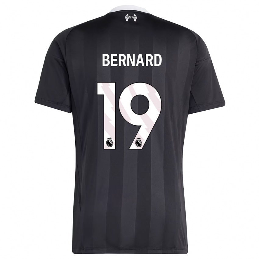 נשים דוויין ג׳וניור ברנארד #19 שחור לבן חולצת שוער 2025/26 חולצה קצרה