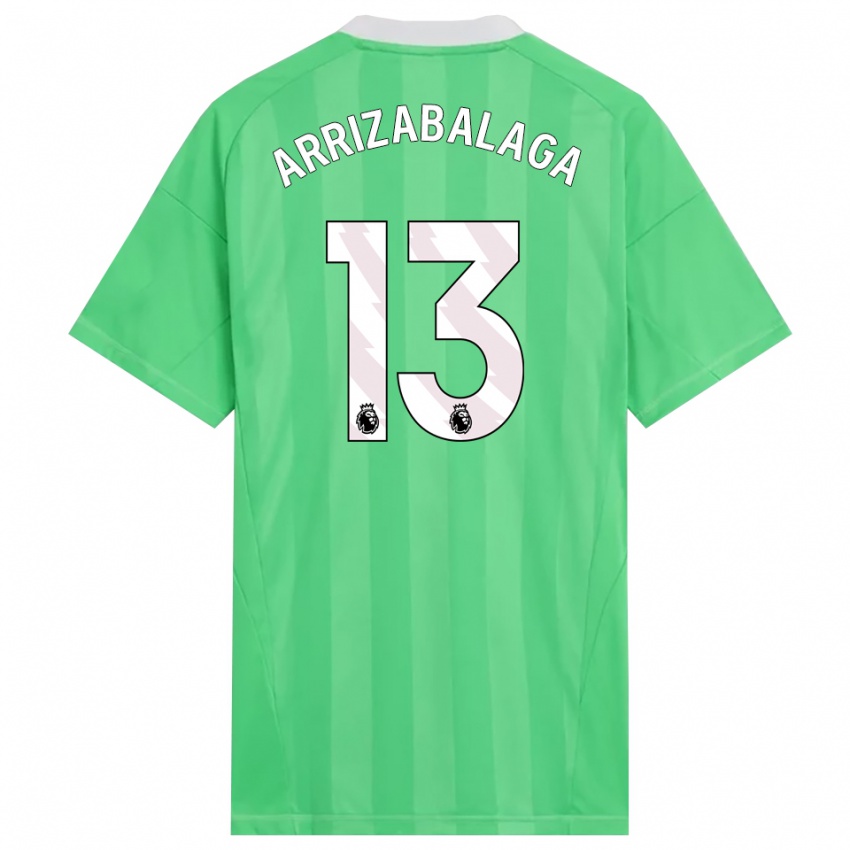 נשים קפה רוואלטה אריסבלאגה #13 ירוק בהיר לבן חולצת שוער 2025/26 חולצה קצרה