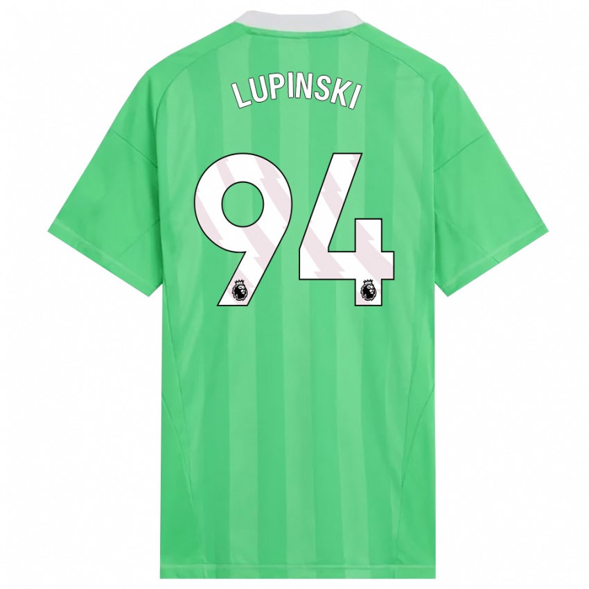 נשים Remi Lupinski #94 ירוק בהיר לבן חולצת שוער 2025/26 חולצה קצרה