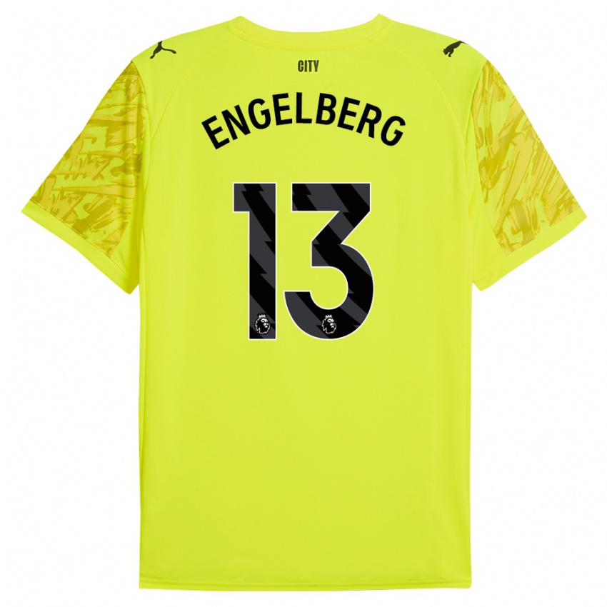 נשים סטברוס אנגלברג #13 צהוב כתום שחור חולצת שוער 2025/26 חולצה קצרה