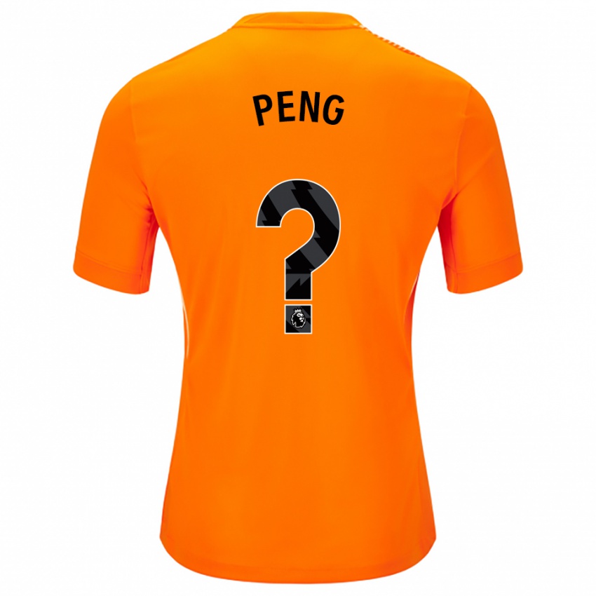 נשים ליביה פנג #0 כתום שחור חולצת שוער 2025/26 חולצה קצרה