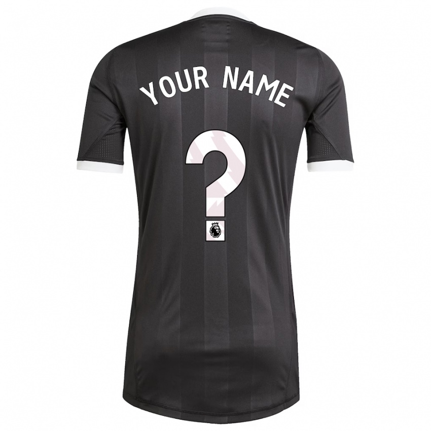 נשים אסטון וילה שחור לבן חולצת שוער 2025/26 חולצה קצרה