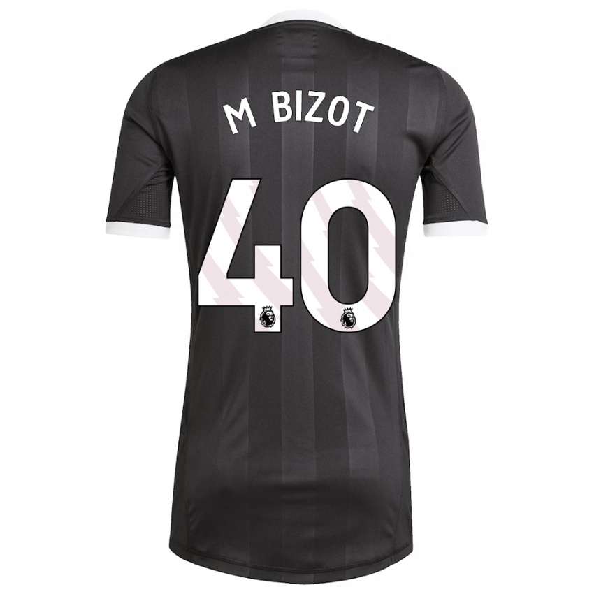 נשים מרקו ביזוט #40 שחור לבן חולצת שוער 2025/26 חולצה קצרה