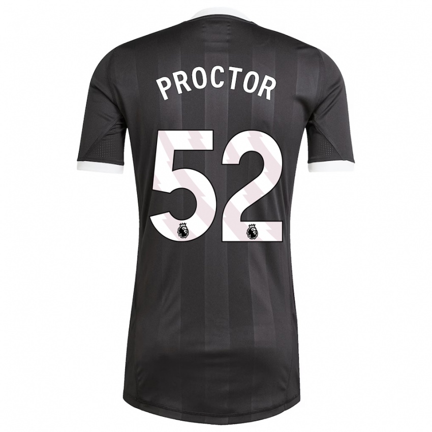 נשים סאם פרוקטור #52 שחור לבן חולצת שוער 2025/26 חולצה קצרה