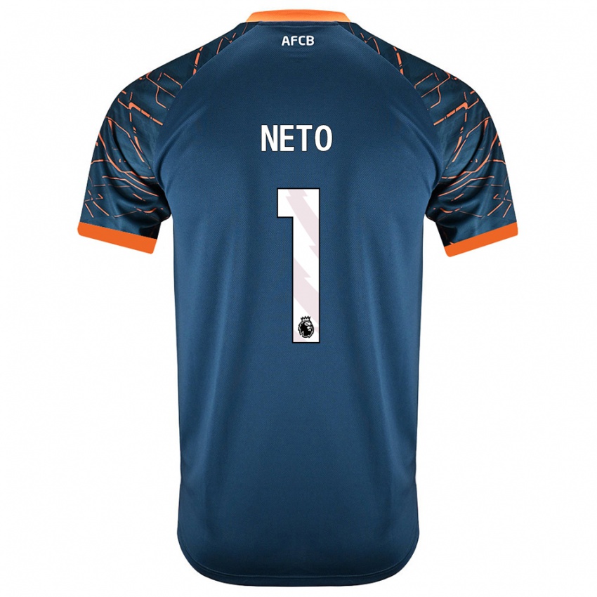 נשים נטו #1 כחול צפחה כהה חולצת שוער 2025/26 חולצה קצרה