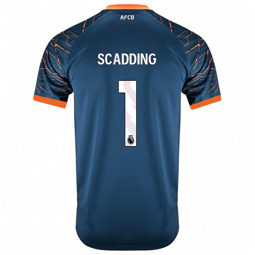 נשים קייטי סקדינג #1 כחול צפחה כהה חולצת שוער 2025/26 חולצה קצרה