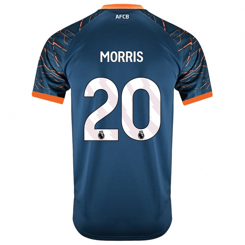 נשים Caitlin Morris #20 כחול צפחה כהה חולצת שוער 2025/26 חולצה קצרה