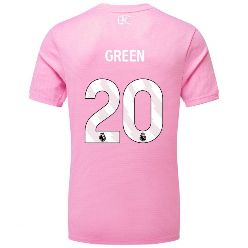 נשים אטיין גרין #20 ורוד לבן חולצת שוער 2025/26 חולצה קצרה