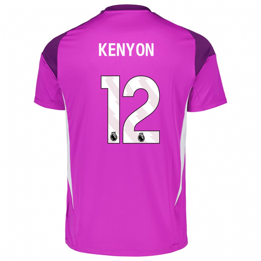 נשים ג'ורג' קניון #12 סגול לבן חולצת שוער 2025/26 חולצה קצרה