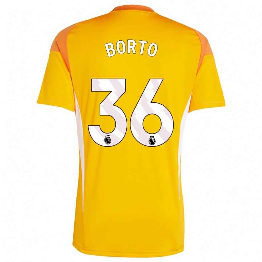 נשים אלכסנדר פול בורטו #36 כתום לבן חולצת שוער 2025/26 חולצה קצרה