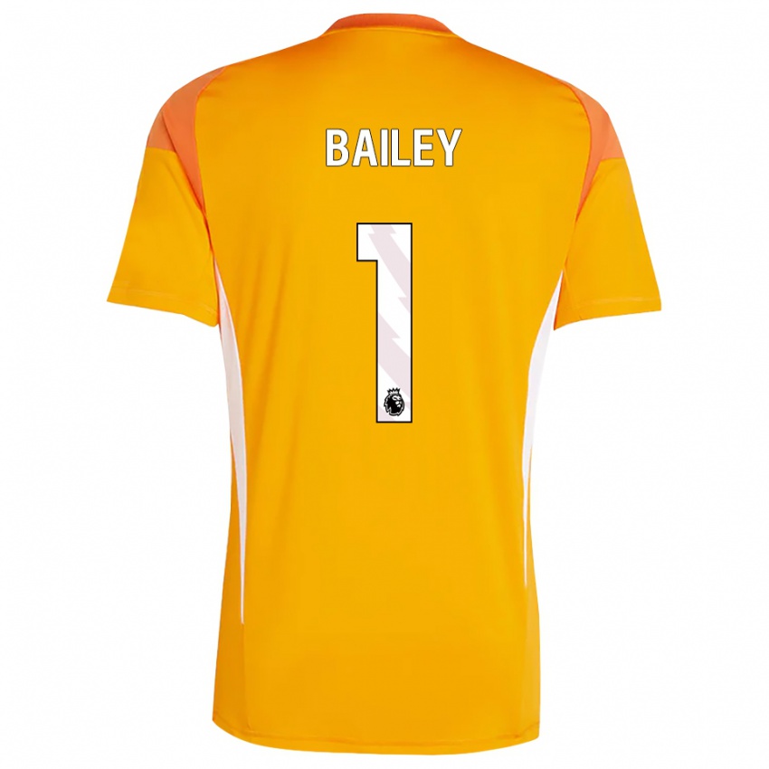 נשים Joe Bailey #1 כתום לבן חולצת שוער 2025/26 חולצה קצרה