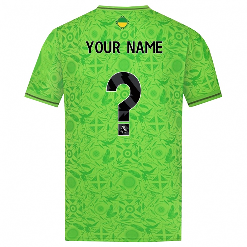 נשים וולברהמפטון וונדררס ירוק שחור חולצת שוער 2025/26 חולצה קצרה