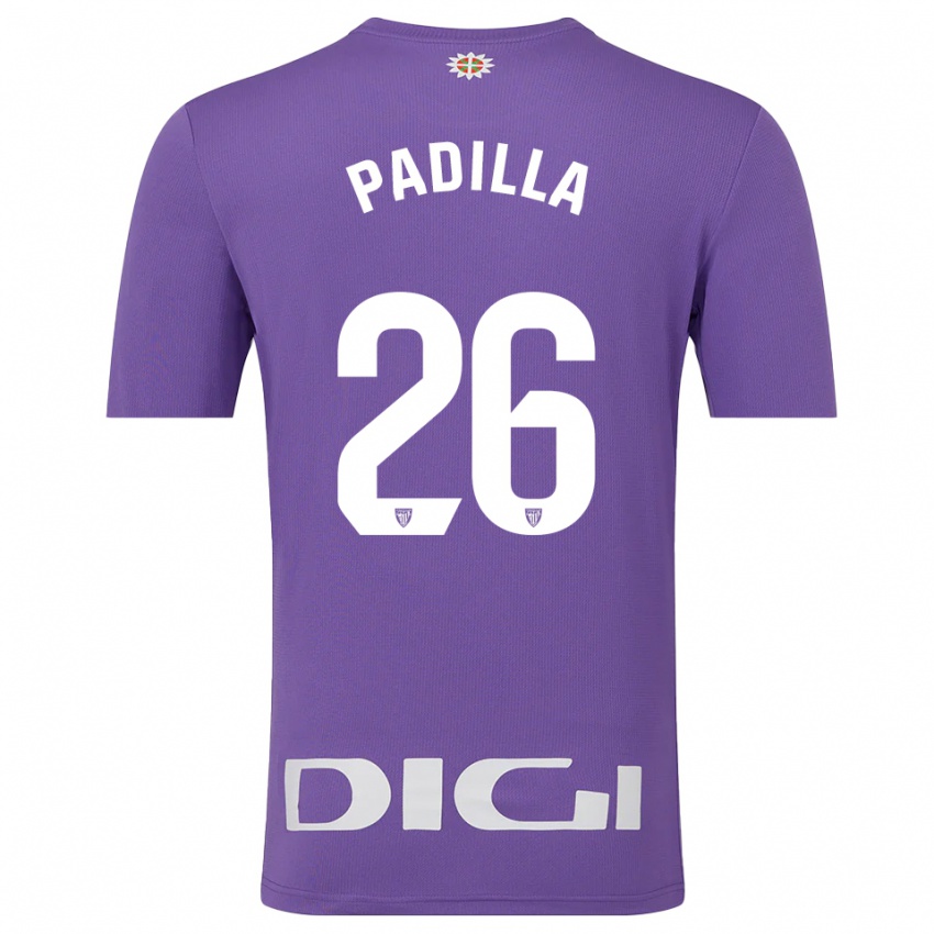 נשים אלכס פאדייה #26 סגול לבן חולצת שוער 2025/26 חולצה קצרה