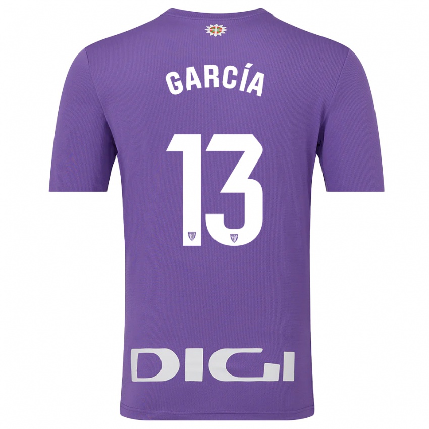 נשים סימון גרסיה ולירו #13 סגול לבן חולצת שוער 2025/26 חולצה קצרה