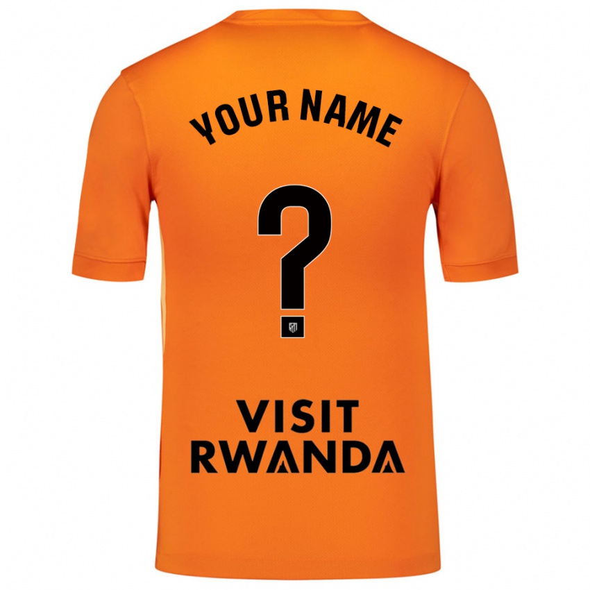 נשים אתלטיקו מדריד כתום שחור חולצת שוער 2025/26 חולצה קצרה