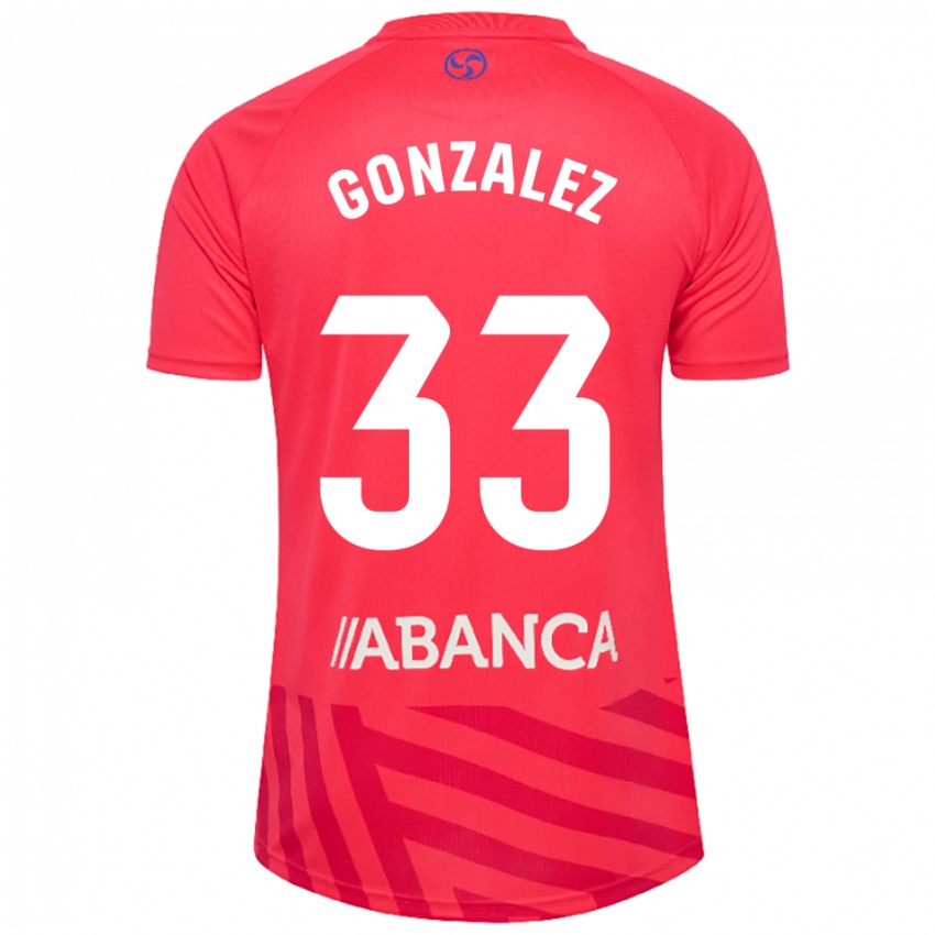 נשים מרקוס גונזאלס #33 אדום לבן חולצת שוער 2025/26 חולצה קצרה