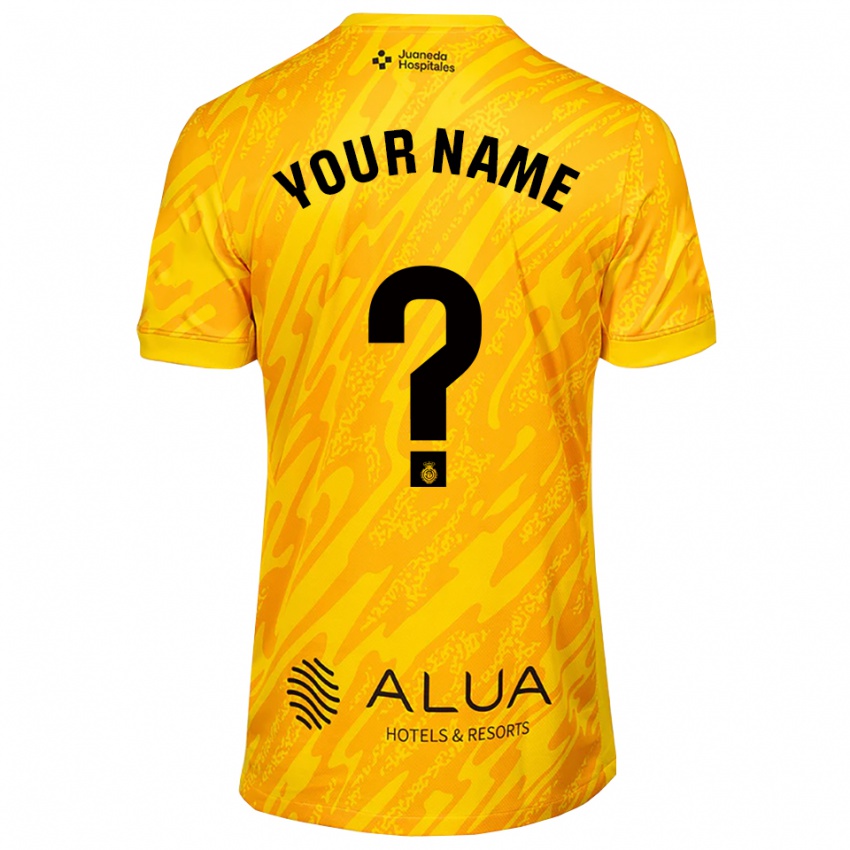 נשים מיורקה כתום שחור חולצת שוער 2025/26 חולצה קצרה