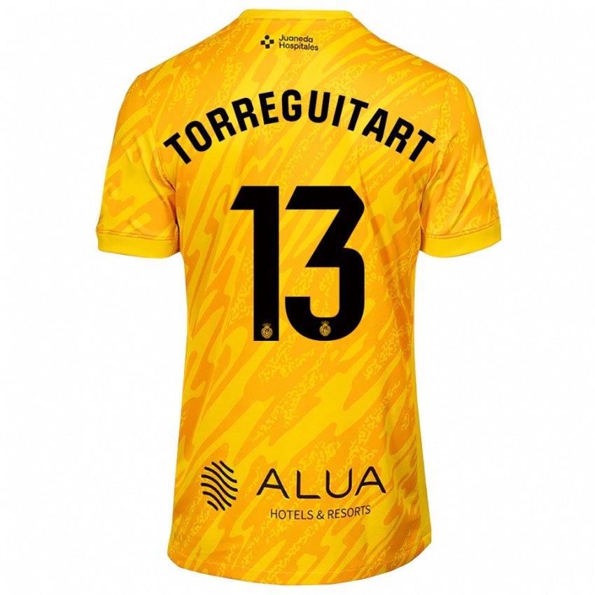 נשים Nil Torreguitart #13 כתום שחור חולצת שוער 2025/26 חולצה קצרה