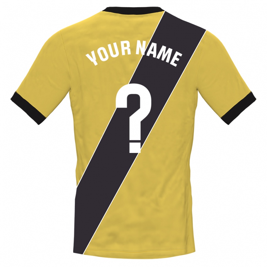 נשים ראיו ואיקאנו צהוב שחור חולצת שוער 2025/26 חולצה קצרה