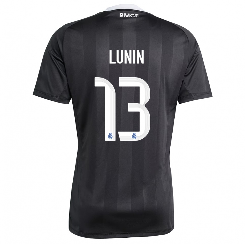 נשים אנדרו יום שני #13 שחור לבן חולצת שוער 2025/26 חולצה קצרה