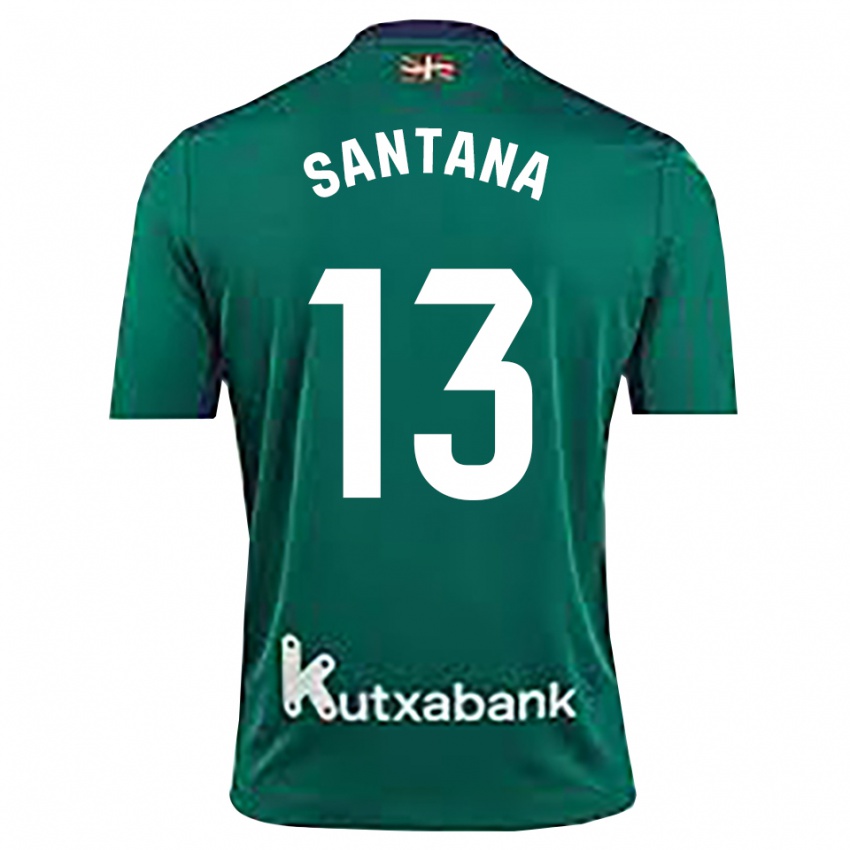 נשים אולאטס סנטנה אמאדו #13 כחול נייבי ירוק חולצת שוער 2025/26 חולצה קצרה