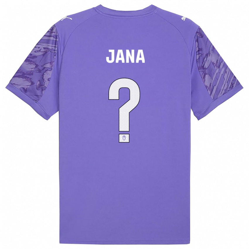 נשים יאנה שין #0 לבנדר לבן חולצת שוער 2025/26 חולצה קצרה