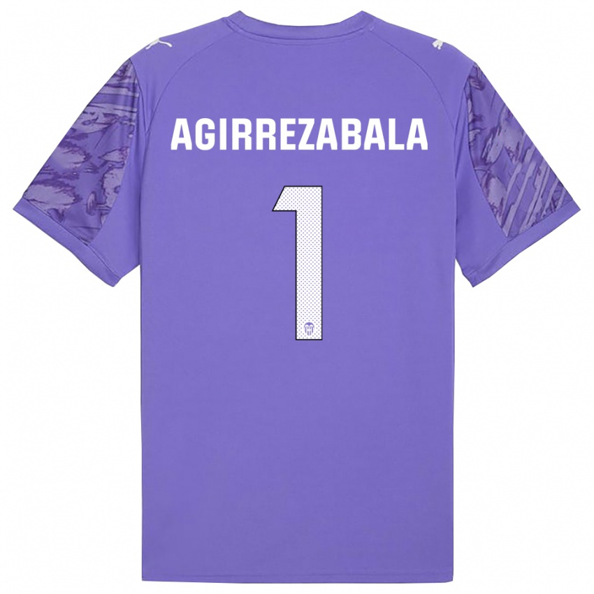 נשים יולן אגירסבאלה #1 לבנדר לבן חולצת שוער 2025/26 חולצה קצרה