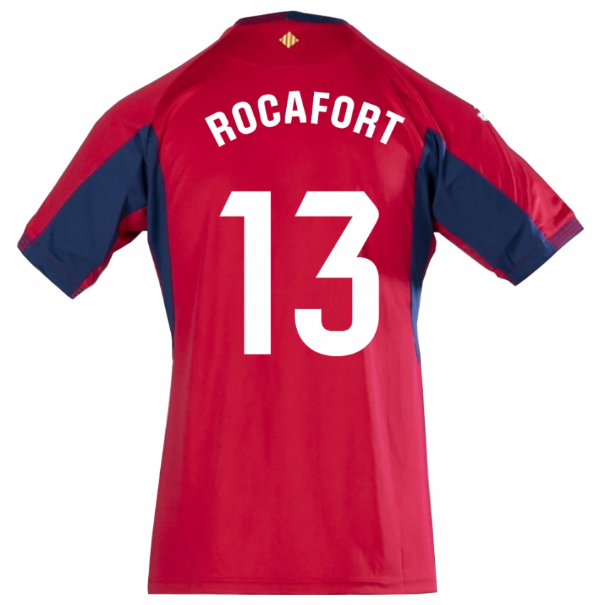 נשים Rodrigo Rocafort #13 כחול מלכותי אדום חולצת שוער 2025/26 חולצה קצרה