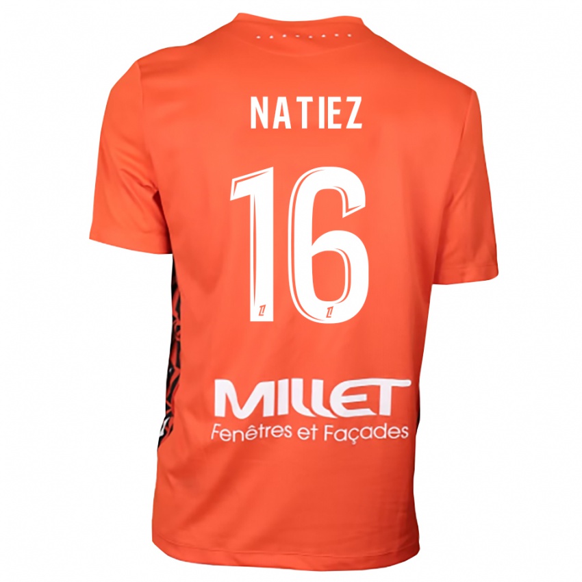 נשים Stanislas Natiez #16 כתום לבן חולצת שוער 2025/26 חולצה קצרה