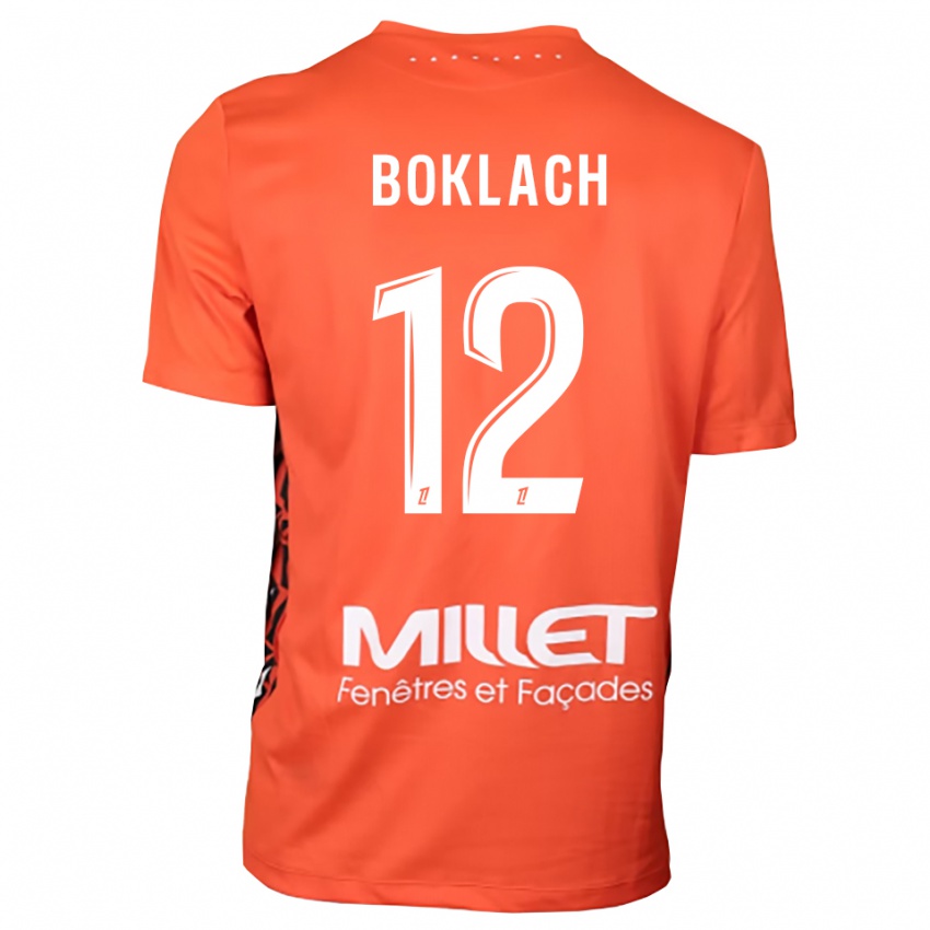 נשים קטרינה בוקלאך #12 כתום לבן חולצת שוער 2025/26 חולצה קצרה