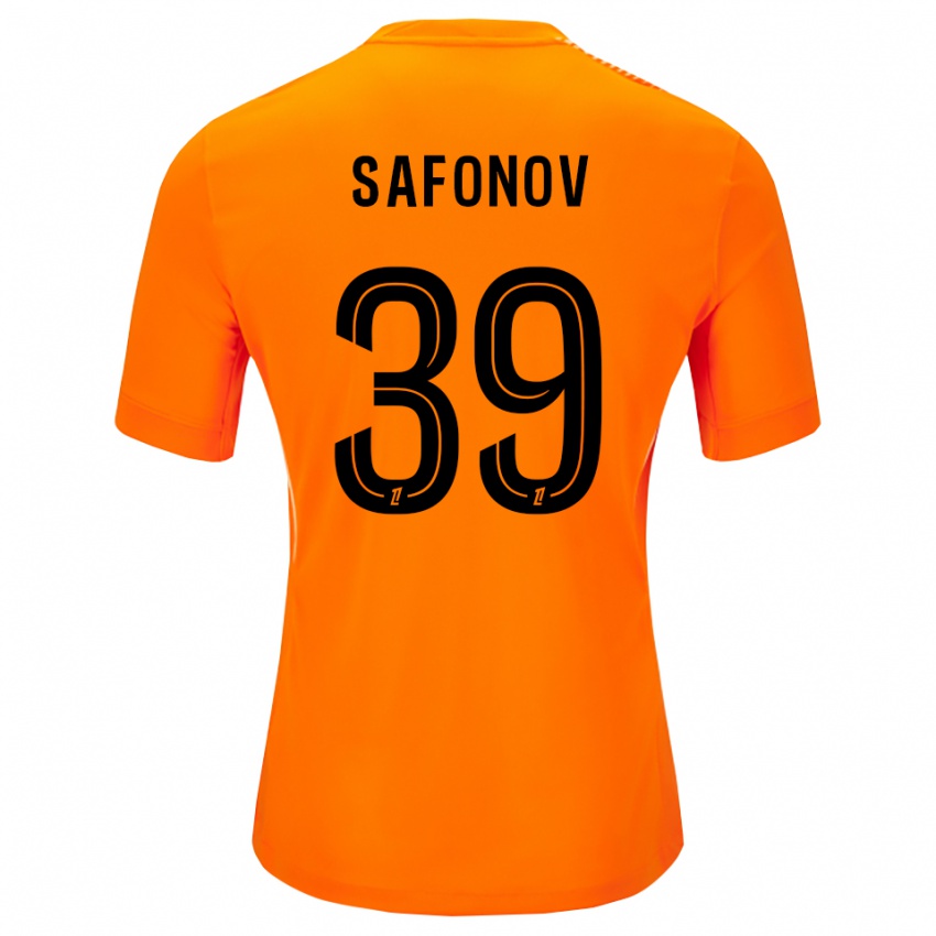 נשים מטביי ספונוב #39 כתום שחור חולצת שוער 2025/26 חולצה קצרה