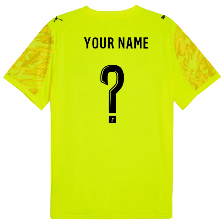 נשים סטאד רן ירוק פלורסנט צהוב חולצת שוער 2025/26 חולצה קצרה