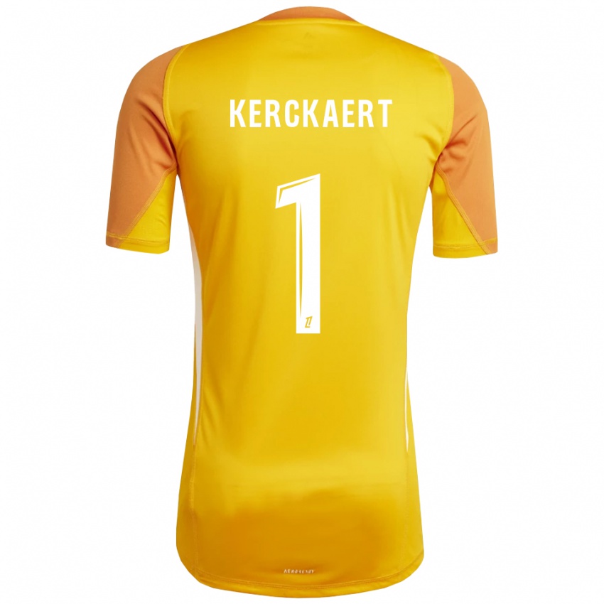 נשים גבריאל קרקארט #1 כתום לבן חולצת שוער 2025/26 חולצה קצרה