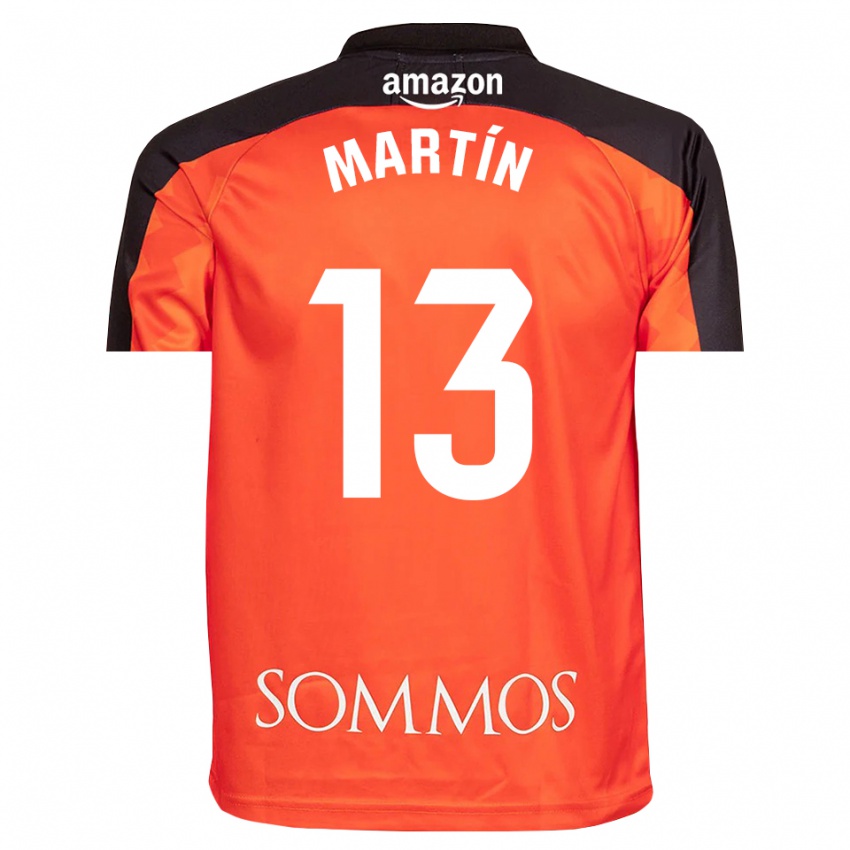 נשים Dani Martín #13 כתום שחור חולצת שוער 2025/26 חולצה קצרה