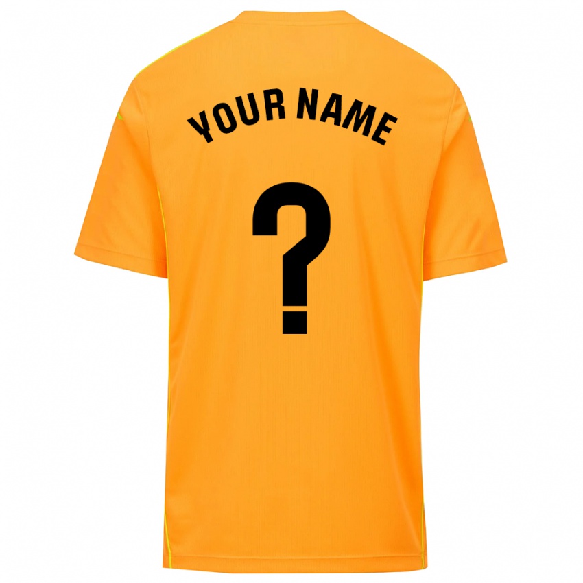 נשים ריאל ואיאדוליד כתום שחור חולצת שוער 2025/26 חולצה קצרה