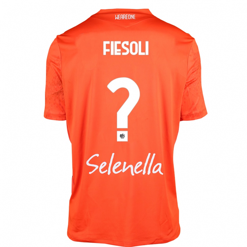 נשים Marta Fiesoli #0 כתום שחור לבן חולצת שוער 2025/26 חולצה קצרה