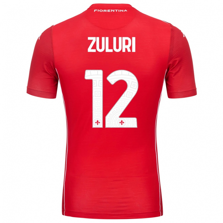 נשים אתנה זולורי #12 לבן אדום חולצת שוער 2025/26 חולצה קצרה