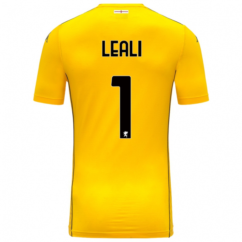 נשים ניקולה ליאלי #1 צהוב כהה שחור חולצת שוער 2025/26 חולצה קצרה