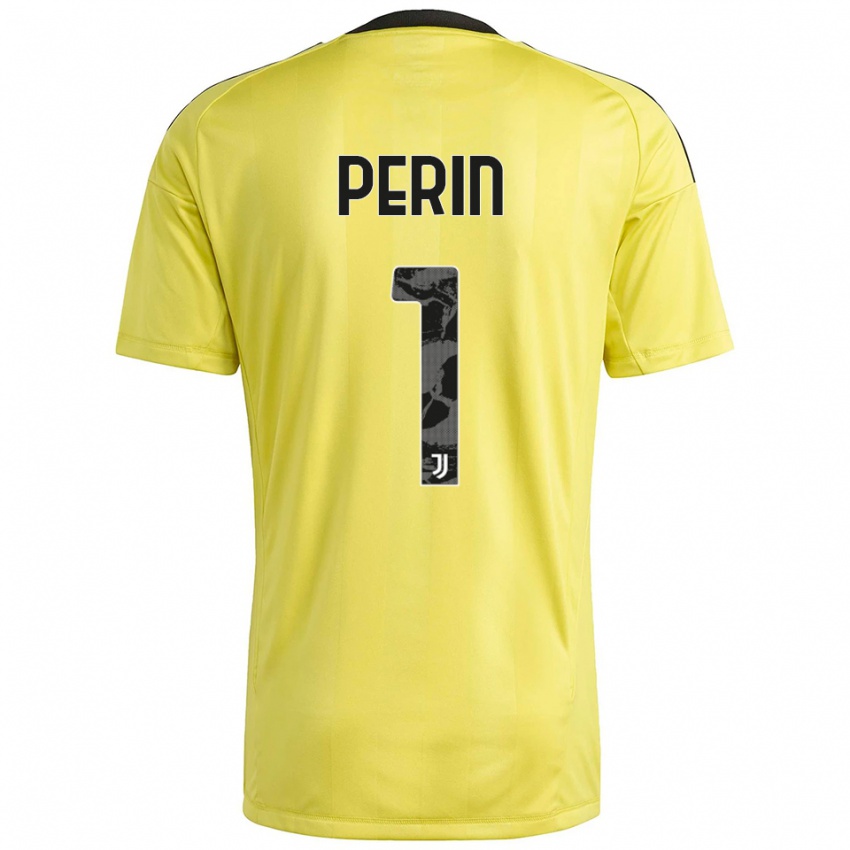 נשים מתיאה פרין #1 לבן צהוב חולצת שוער 2025/26 חולצה קצרה