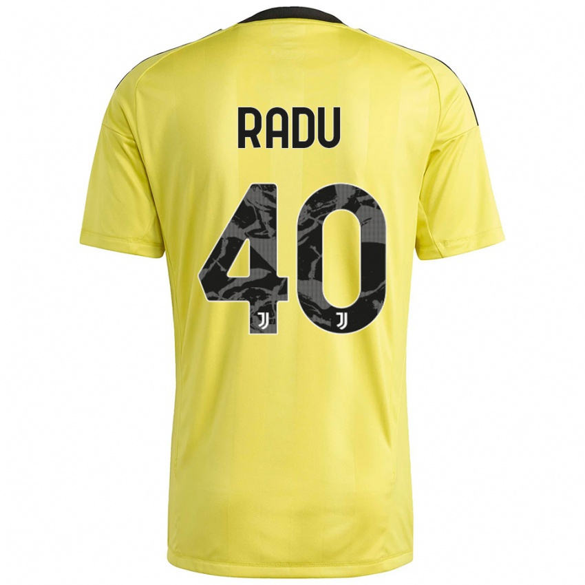 נשים ריקרדו אדריאן ראדו #40 לבן צהוב חולצת שוער 2025/26 חולצה קצרה