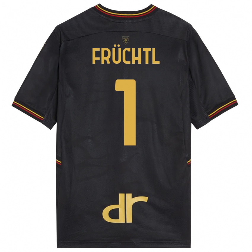 נשים כריסטיאן פריכטל #1 שחור חום חולצת שוער 2025/26 חולצה קצרה