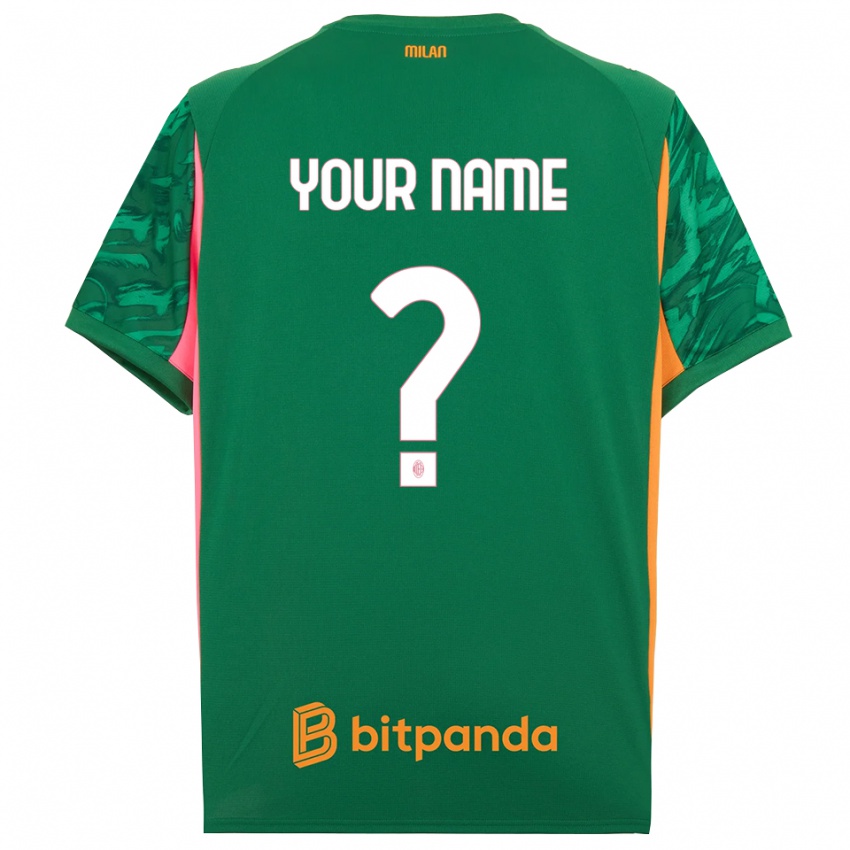 נשים מילאן ורוד כתום ירוק חולצת שוער 2025/26 חולצה קצרה